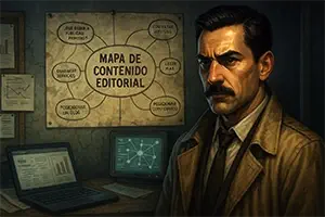 El mapa de contenido editorial de Darío