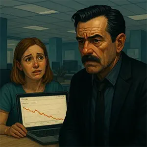 Darío se reúne con la agente de marketing para solucionar el problema del Seo en Sevilla