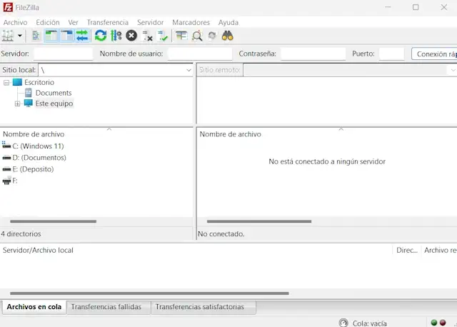 FileZilla: gestión FTP sencilla y potente