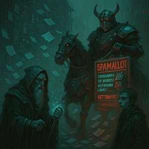 Un caballero estridente y sin vergüenza. Sir Spamalot