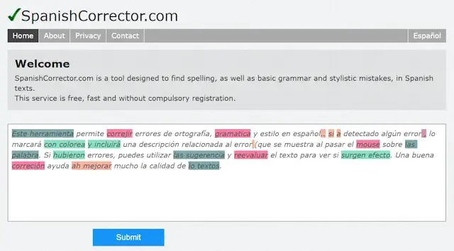 Spanish Corrector: Corrector ortográfico avanzado