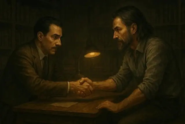 El primer interrogatorio tuvo lugar en la oficina de Miguel